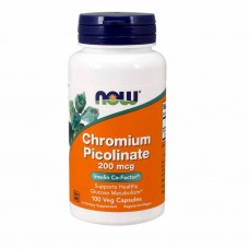 NOW - Chromium Picolinate (200мг 100кап 100 порций)